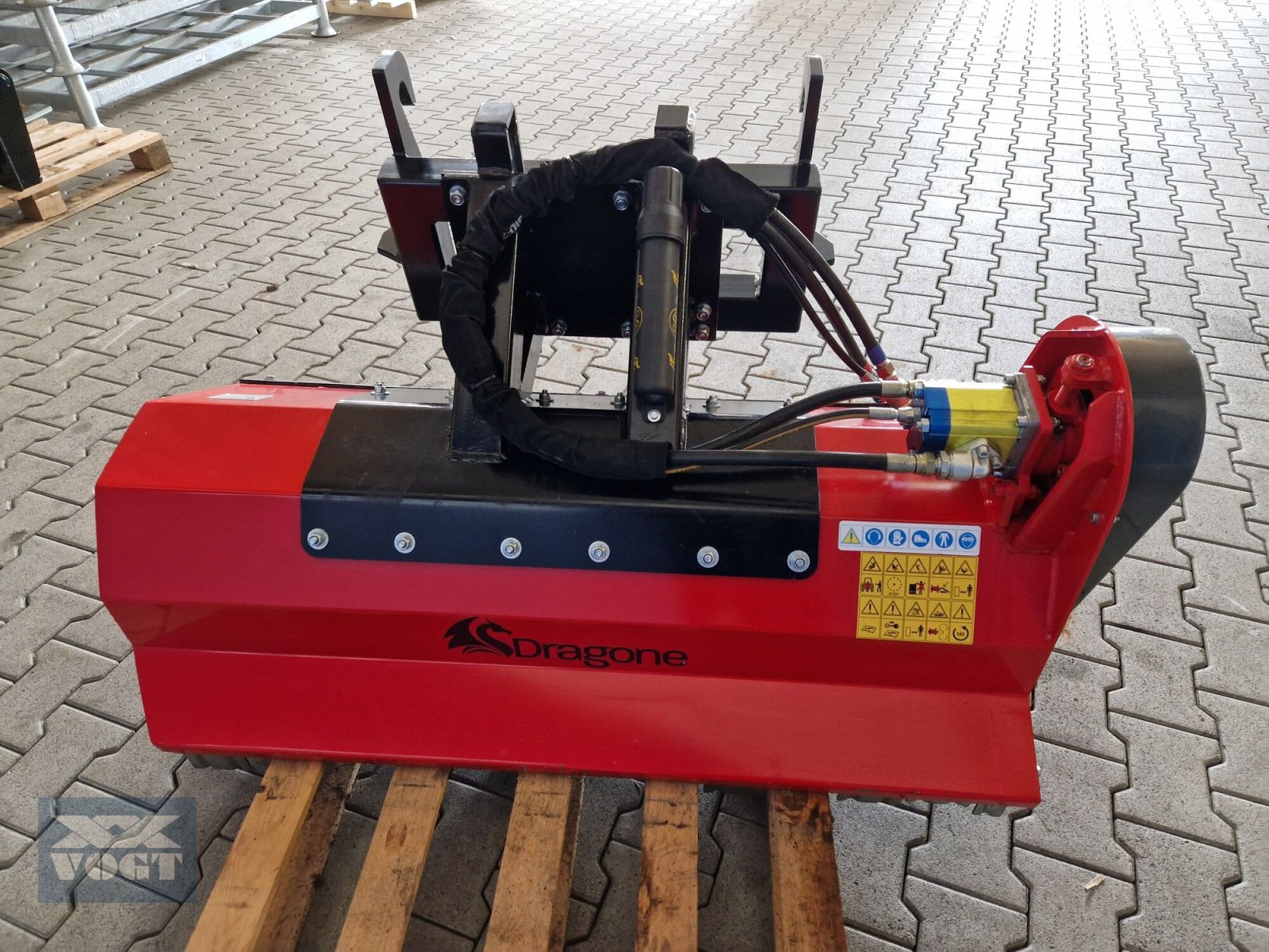 Mulcher typu DRAGONE L 130 HY Hydraulischer Mulcher für Hoflader /Radlader-Vorführgerät, Gebrauchtmaschine v Schmallenberg (Obrázek 4)