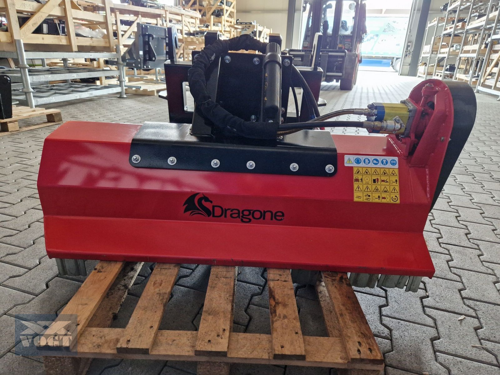 Mulcher typu DRAGONE L 130 HY Hydraulischer Mulcher für Hoflader /Radlader-Vorführgerät, Gebrauchtmaschine v Schmallenberg (Obrázek 8)