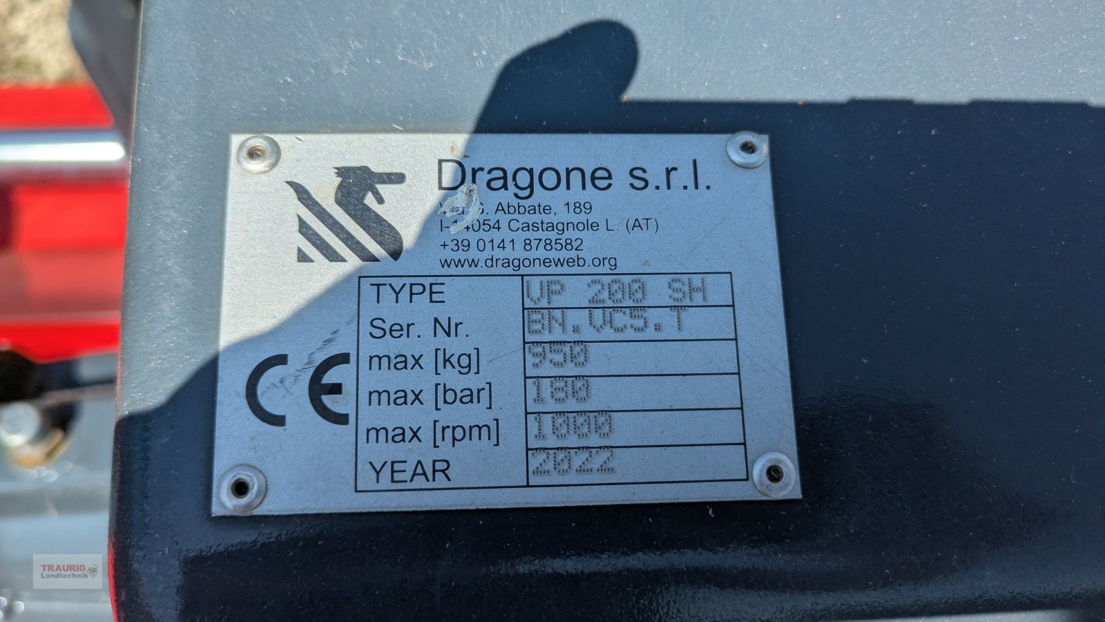 Mulcher of the type DRAGONE VP 200, Gebrauchtmaschine in Mainburg/Wambach (Picture 7)
