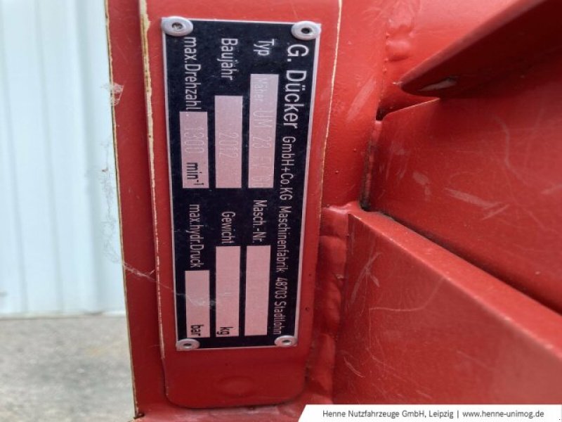 Mulcher typu Dücker Mäher UM 23 VF, Gebrauchtmaschine v Heimstetten (Obrázek 6)