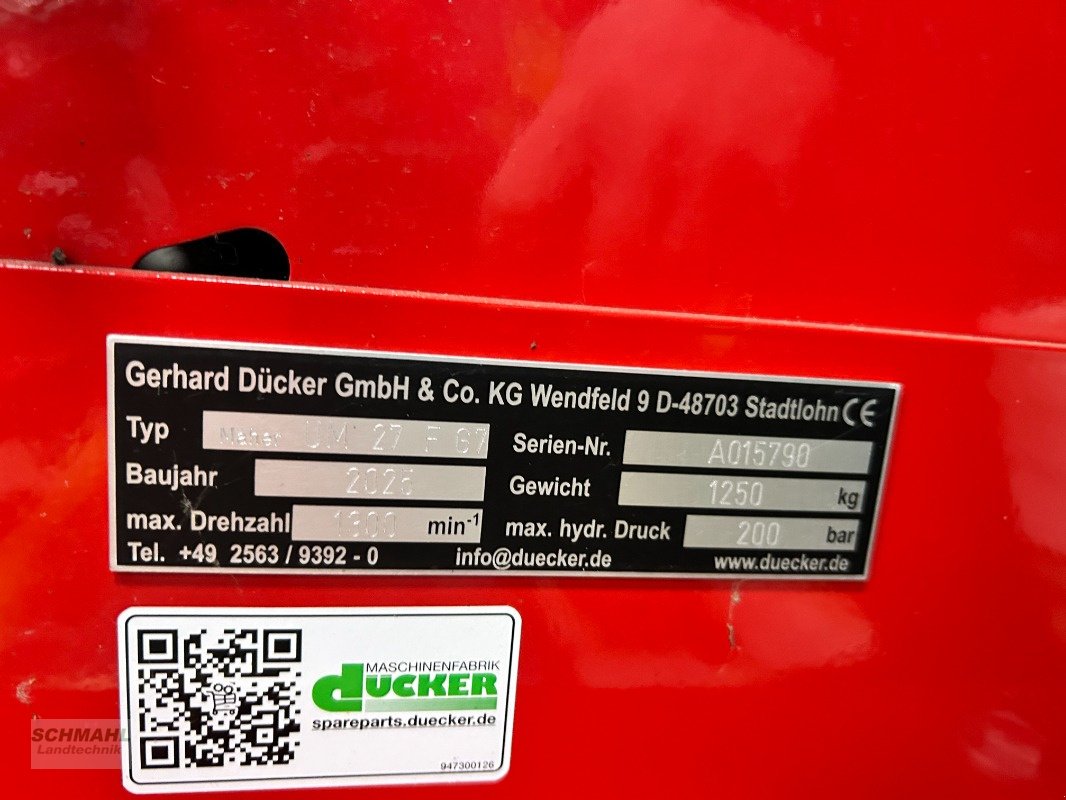 Mulcher typu Dücker UM 27, Neumaschine w Upahl (Zdjęcie 4)