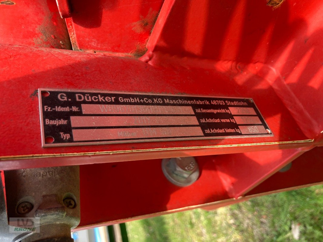 Mulcher типа Dücker UM 40, Gebrauchtmaschine в Alt-Mölln (Фотография 4)