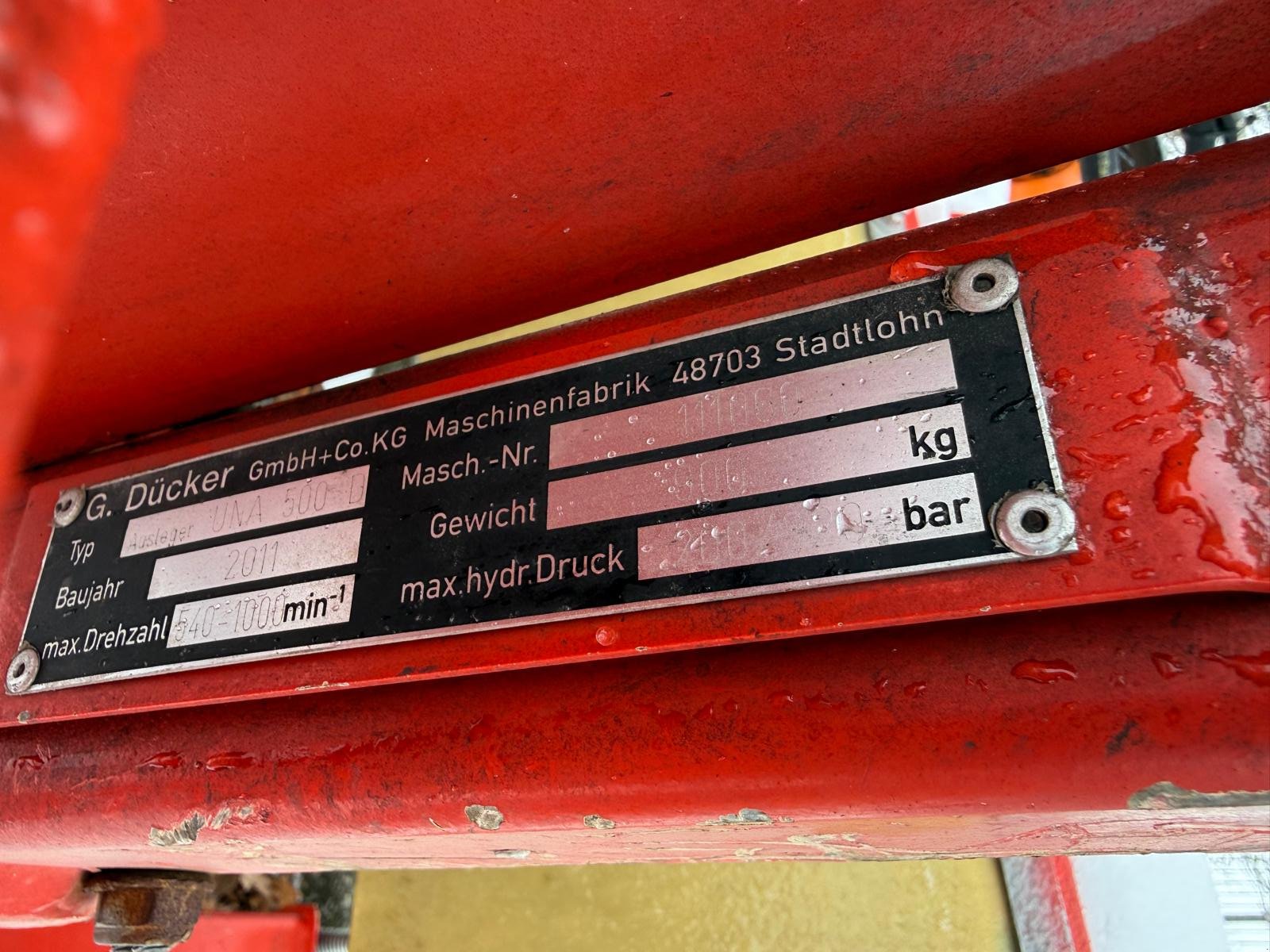 Mulcher del tipo Dücker Una 500, Gebrauchtmaschine en Wiedemar (Imagen 8)