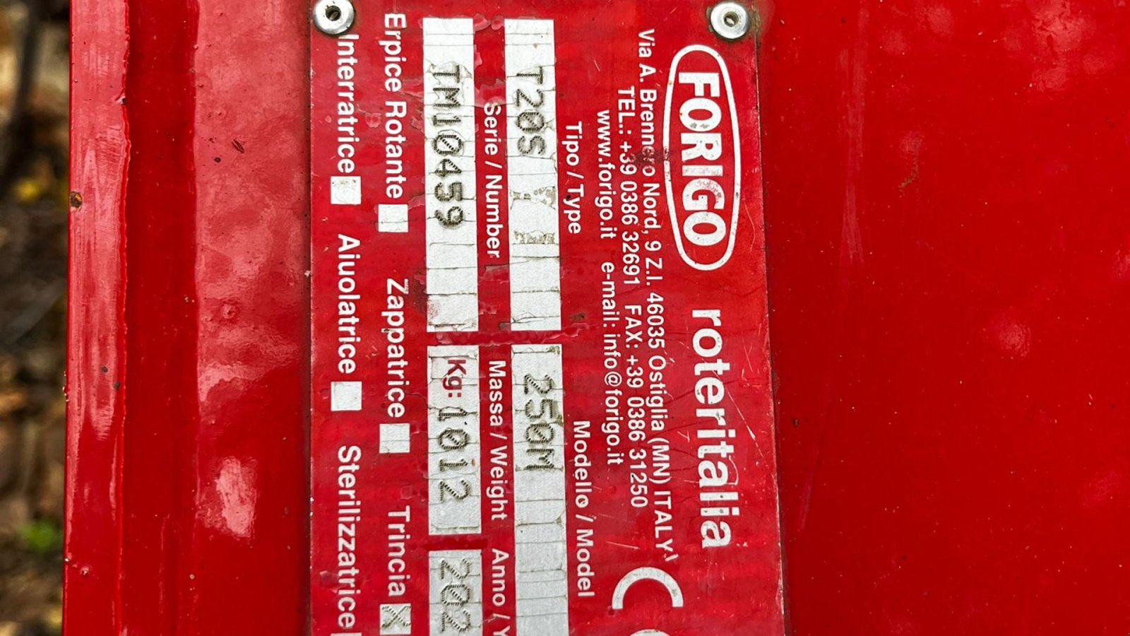 Mulcher des Typs Forigo T20S 250M, Gebrauchtmaschine in Bredsten (Bild 4)