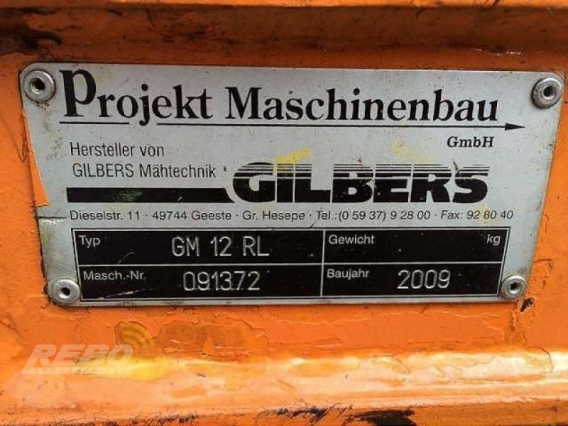 Mulcher типа Gilbers GM 12 RL, Gebrauchtmaschine в Visbek/Rechterfeld (Фотография 1)