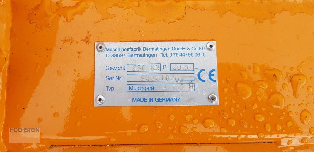 Mulcher des Typs Humus A 155 H, Neumaschine in Heidelberg - Rohrbach Süd (Bild 5)