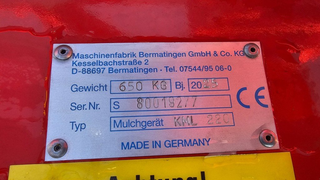 Mulcher of the type Humus KLM 220, Neumaschine in Altendorf (Picture 8)