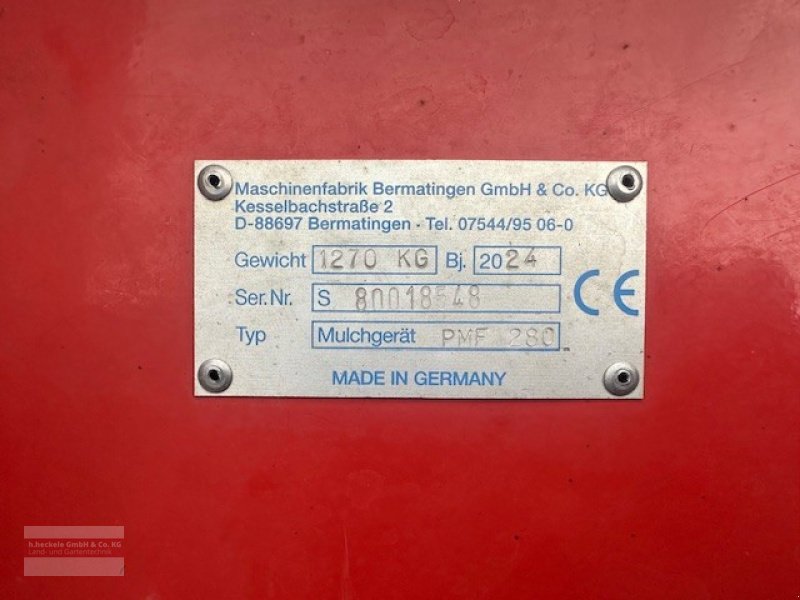 Mulcher typu Humus PMF 280, Neumaschine v Epfendorf (Obrázek 6)