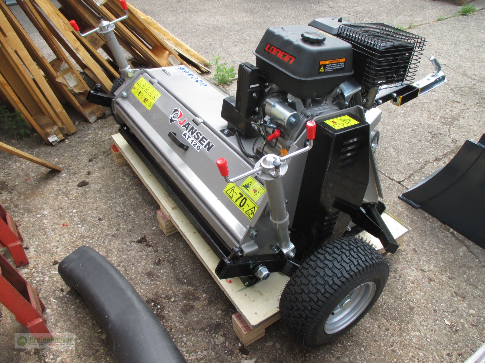 Mulcher des Typs Jansen AT-120 Schlegelmulcher für UTV Quad usw. mit Benzinmotor, Neumaschine in Feuchtwangen (Bild 3)