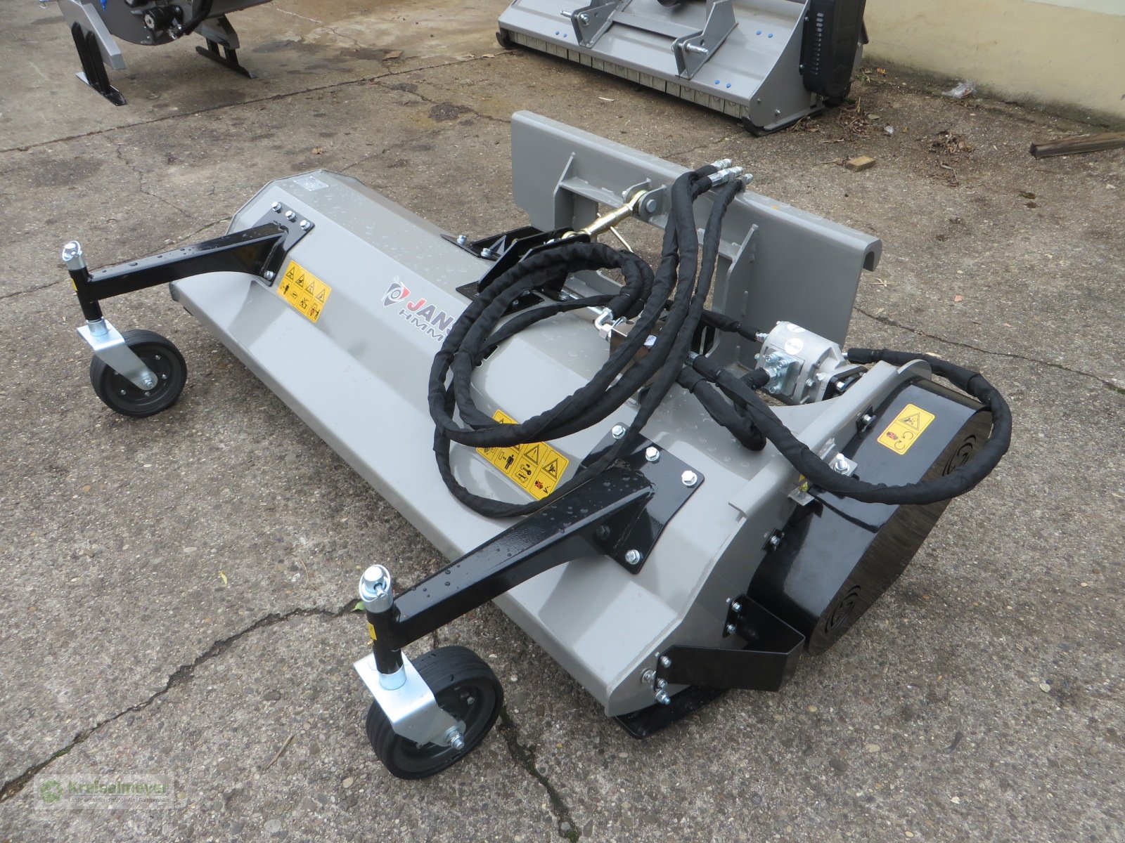 Mulcher des Typs Jansen HMM-170, Schlegelmulcher Hydraulischer Frontmulcher Euro-Frontlader-Aufnahme, Neumaschine in Feuchtwangen (Bild 2)