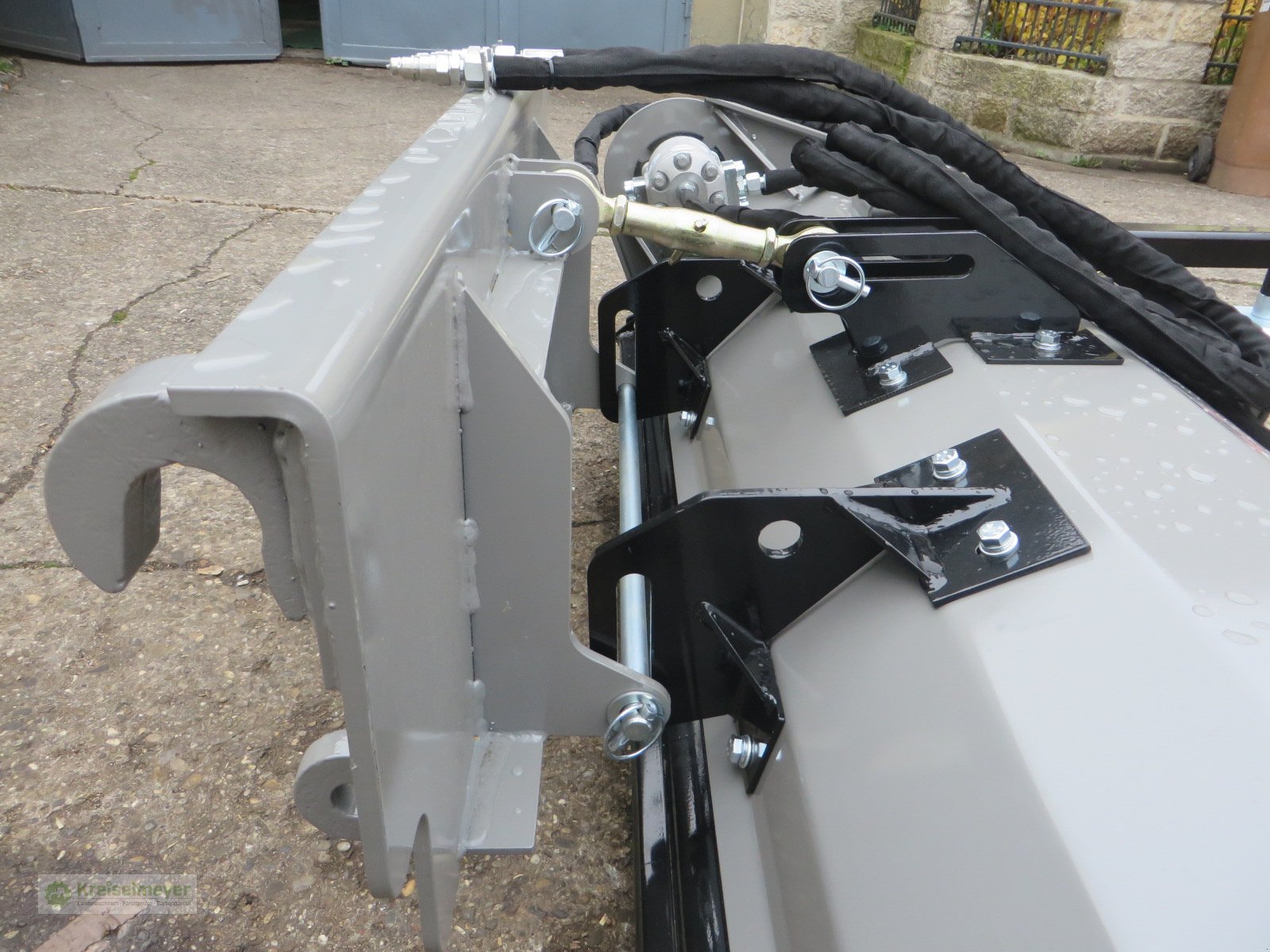 Mulcher des Typs Jansen HMM-170, Schlegelmulcher Hydraulischer Frontmulcher Euro-Frontlader-Aufnahme, Neumaschine in Feuchtwangen (Bild 6)