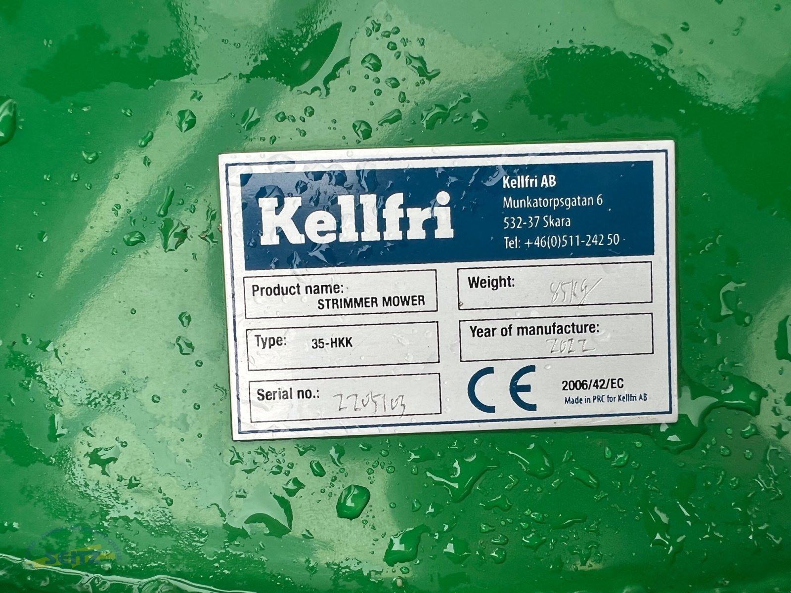 Mulcher des Typs Kellfri Zaunmäher für Frontlader EURO, Neumaschine in Lindenfels-Glattbach (Bild 4)