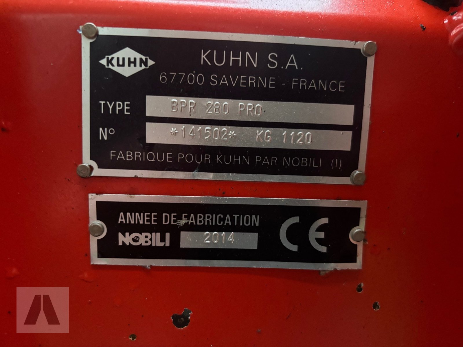 Mulcher του τύπου Kuhn BPR 280 PRO, Gebrauchtmaschine σε Langweid am Lech (Φωτογραφία 3)