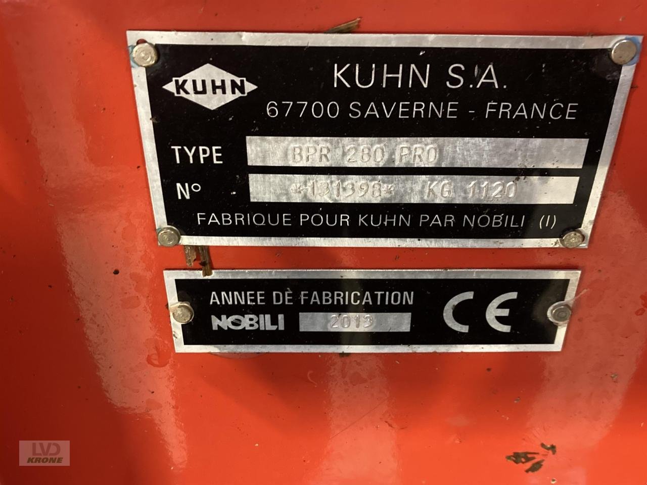 Mulcher tip Kuhn BPR 280 Pro, Gebrauchtmaschine in Spelle (Poză 8)