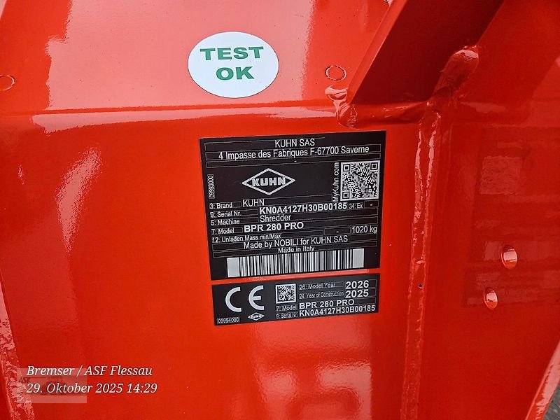 Mulcher of the type Kuhn BPR 280 Pro, Neumaschine in Flessau (Picture 3)