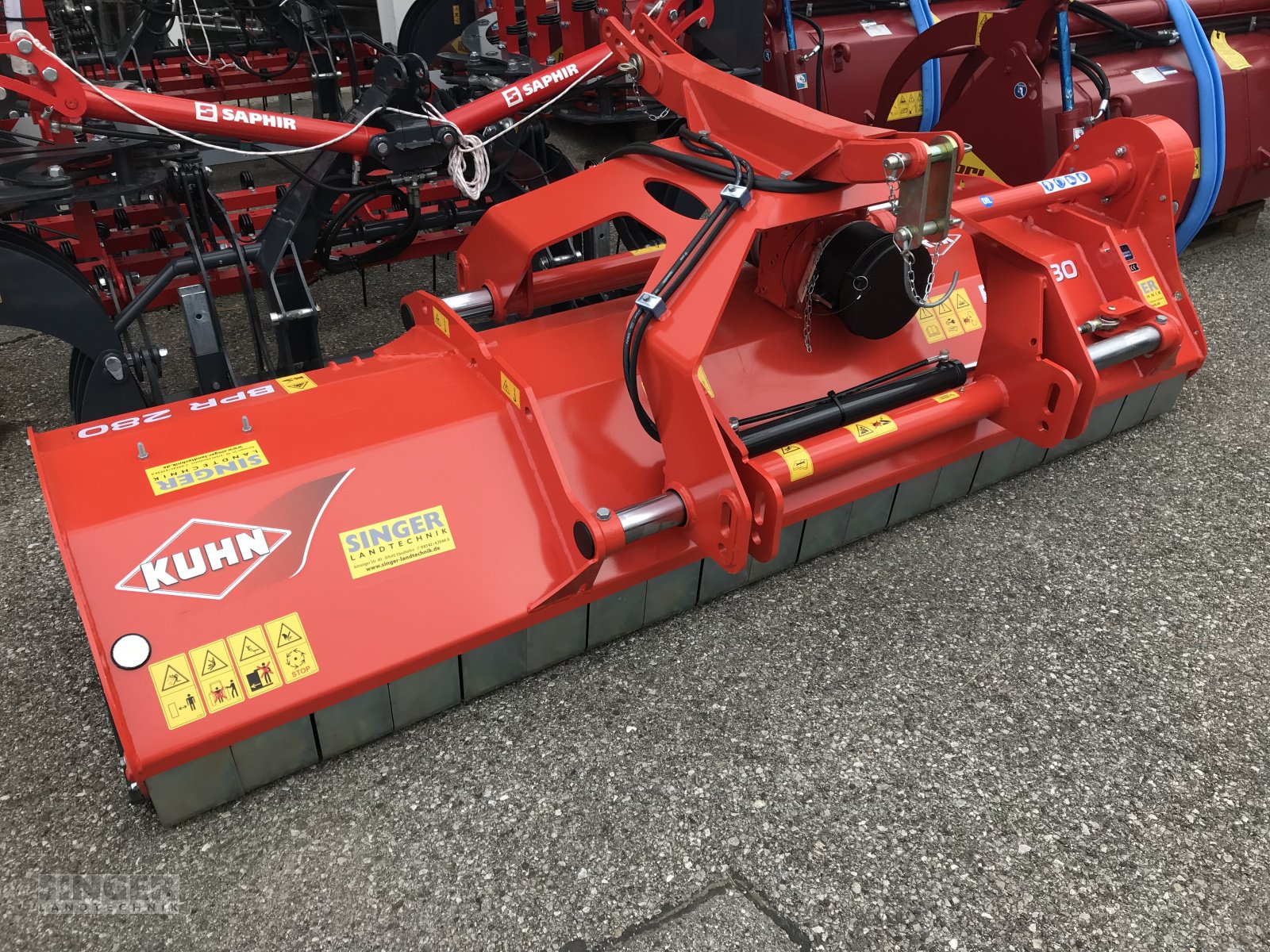 Mulcher Türe ait Kuhn BPR 280, Neumaschine içinde Ebenhofen (resim 1)