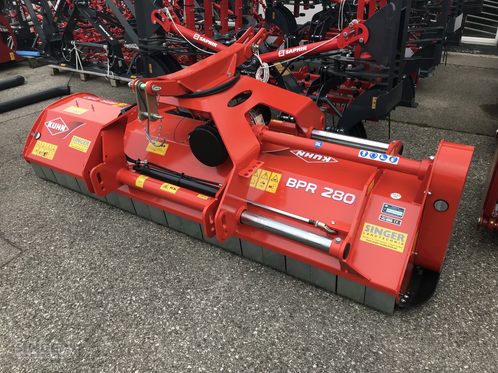 Mulcher Türe ait Kuhn BPR 280, Neumaschine içinde Ebenhofen (resim 2)