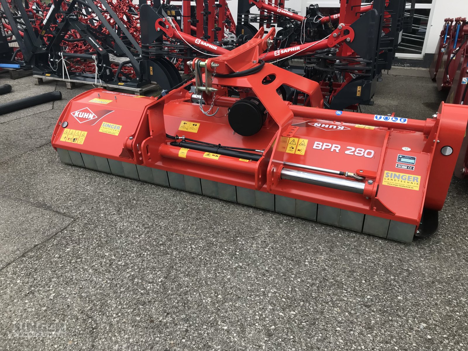 Mulcher Türe ait Kuhn BPR 280, Neumaschine içinde Ebenhofen (resim 5)