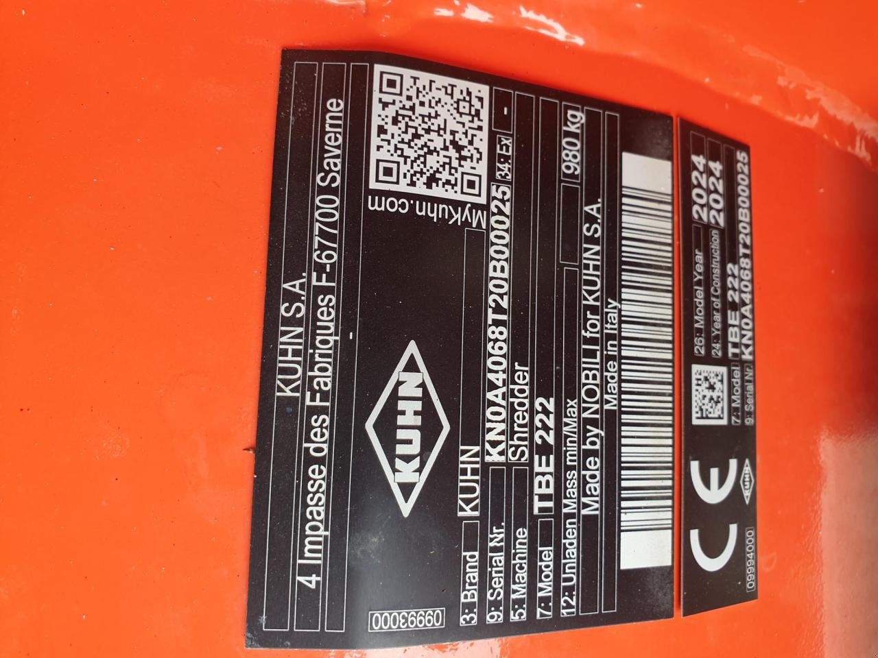 Mulcher typu Kuhn TBE222, Neumaschine v Schopfloch (Obrázek 3)