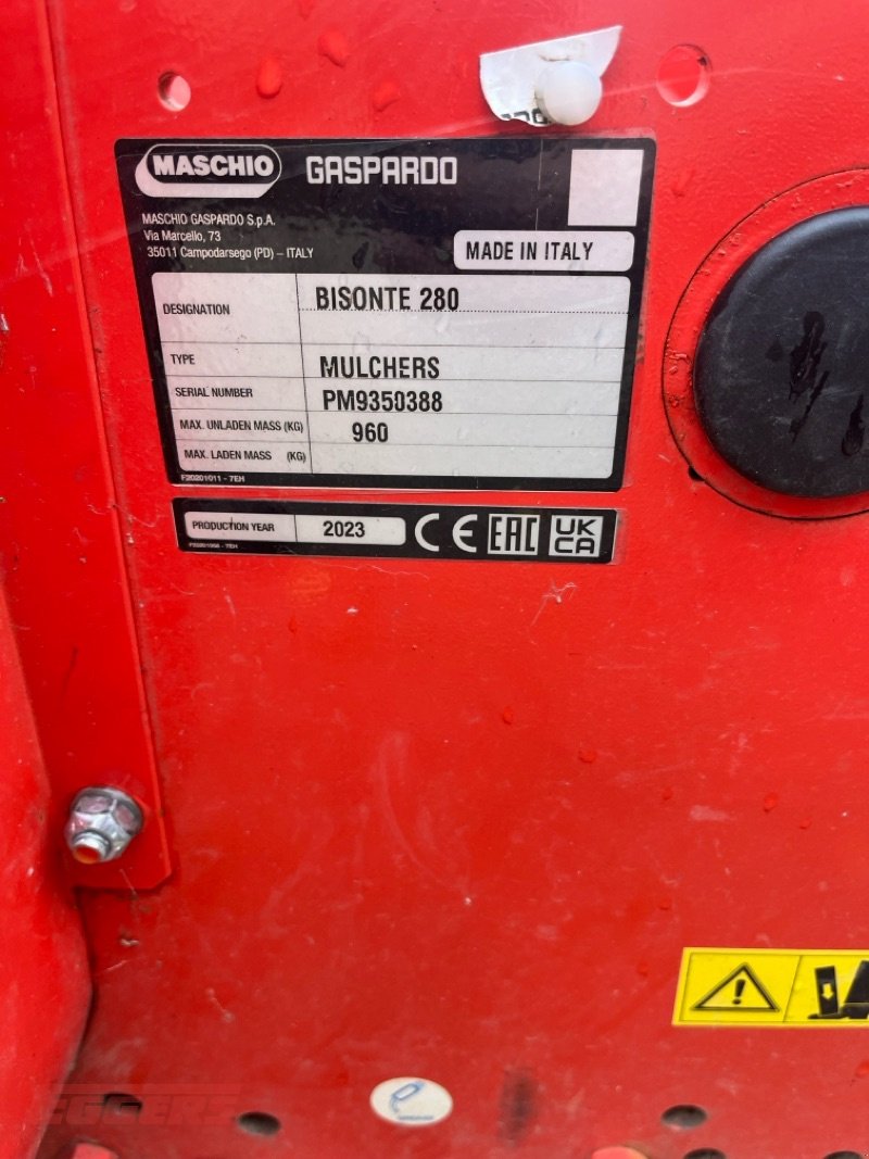 Mulcher typu Maschio Bisonte 280, Gebrauchtmaschine v Suhlendorf (Obrázek 3)