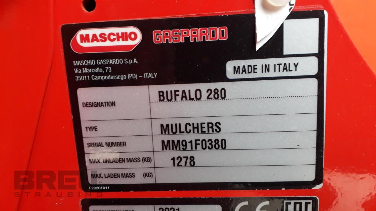 Mulcher des Typs Maschio BUFALO 280, Gebrauchtmaschine in Straubing (Bild 2)