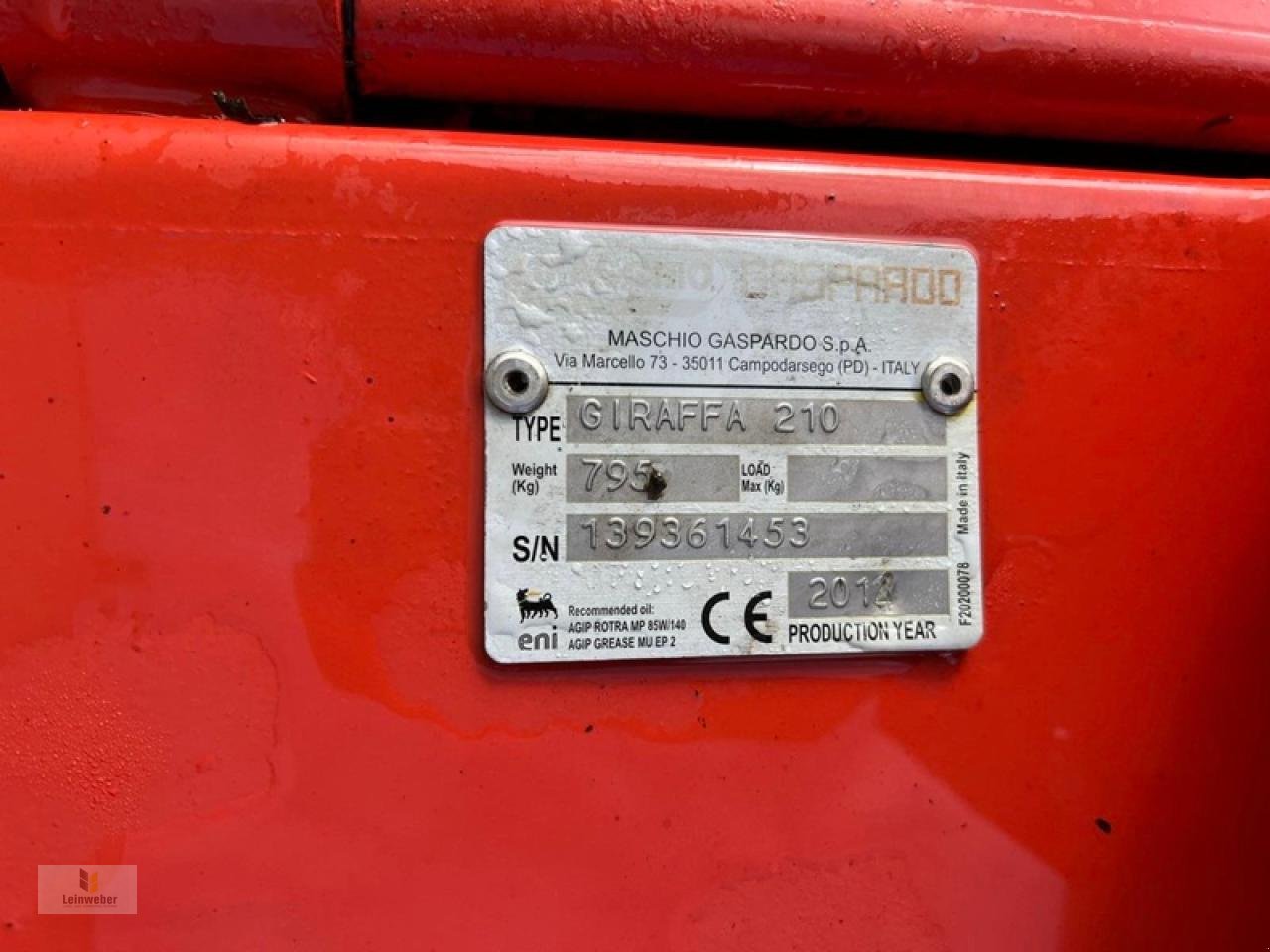 Mulcher typu Maschio Giraffa 210, Gebrauchtmaschine w Neuhof - Dorfborn (Zdjęcie 5)