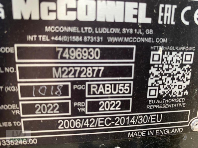 Mulcher des Typs McConnel PA6055 Eco, Gebrauchtmaschine in Spelle (Bild 5)