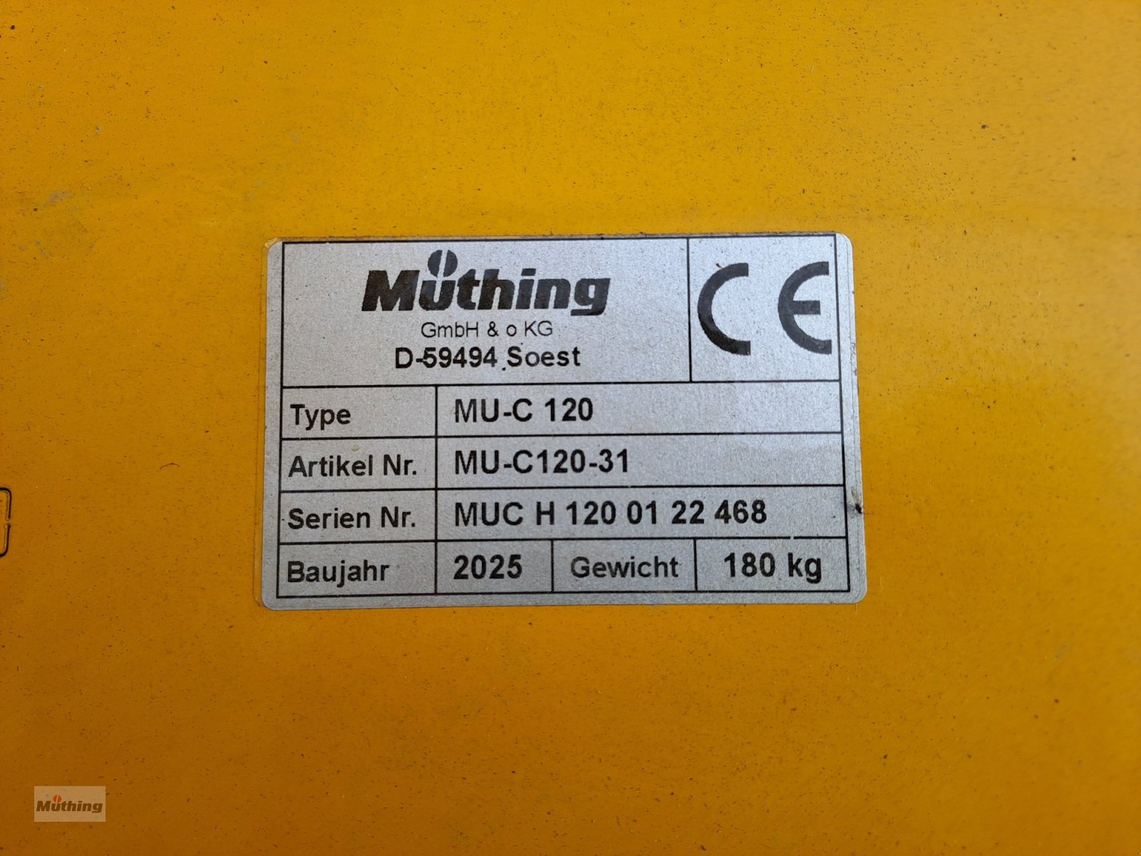 Mulcher του τύπου Müthing MU-C 120, Neumaschine σε Neumarkt (Φωτογραφία 8)