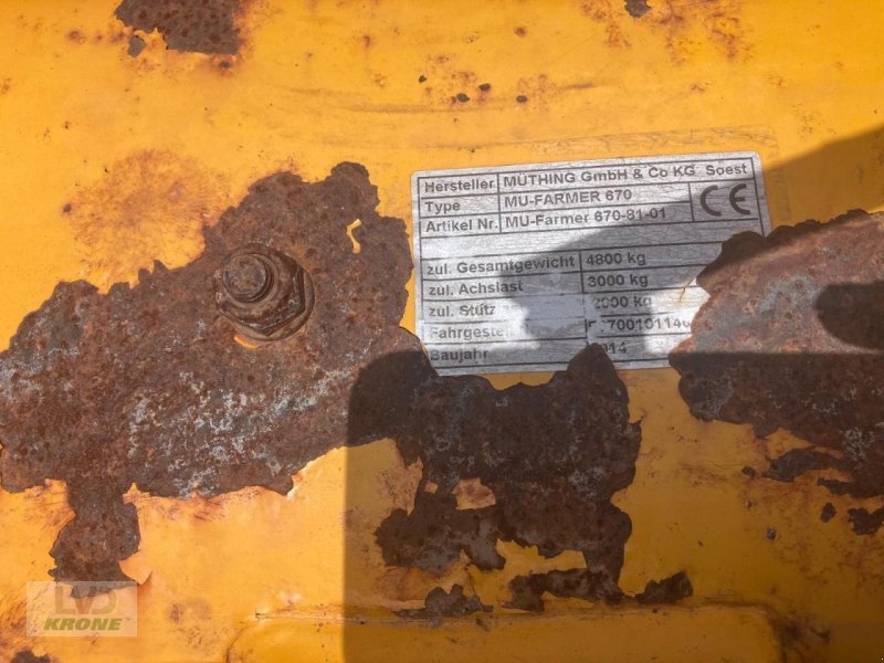 Mulcher of the type Müthing MU-Farmer 670, Gebrauchtmaschine in Spelle (Picture 18)