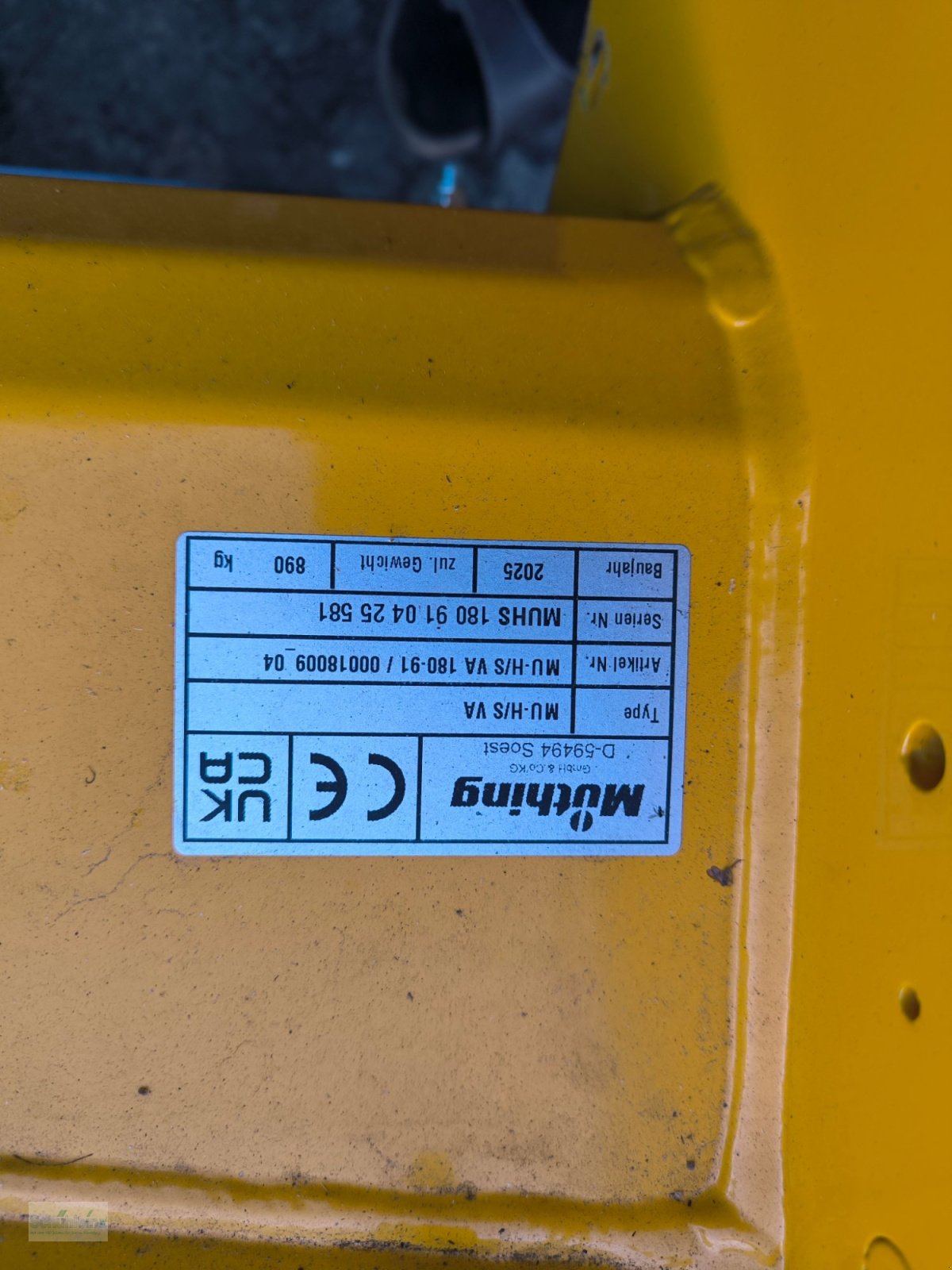 Mulcher of the type Müthing MU-H/S 180, Neumaschine in Emskirchen (Picture 4)