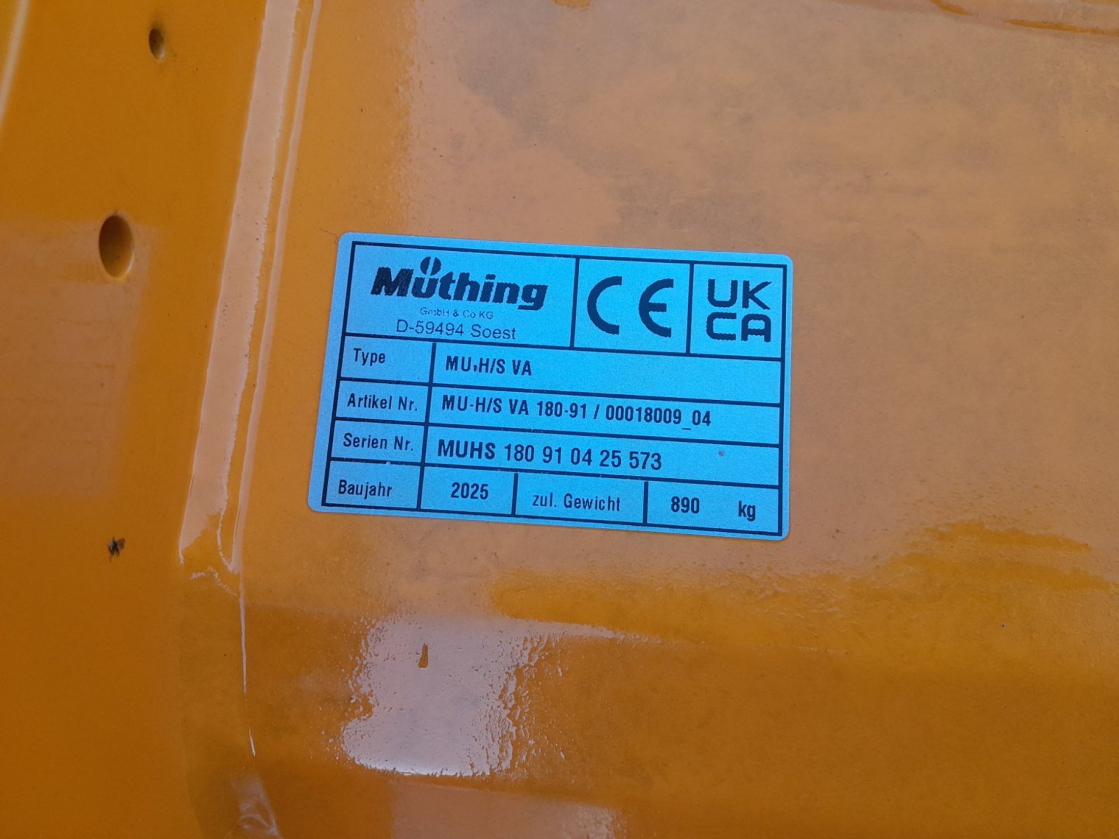 Mulcher tipa Müthing MU-H/S 180, Gebrauchtmaschine u Zorneding (Slika 5)