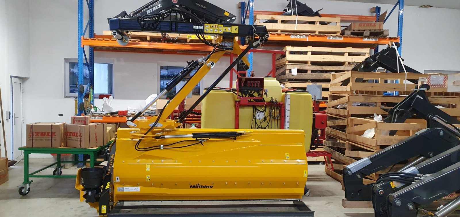 Mulcher des Typs Müthing MU-L/S 250, Neumaschine in Bogen (Bild 1)