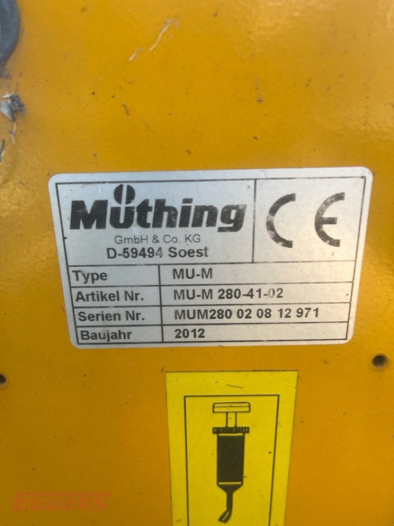 Mulcher del tipo Müthing MU-M 280, Gebrauchtmaschine In Suhlendorf (Immagine 4)