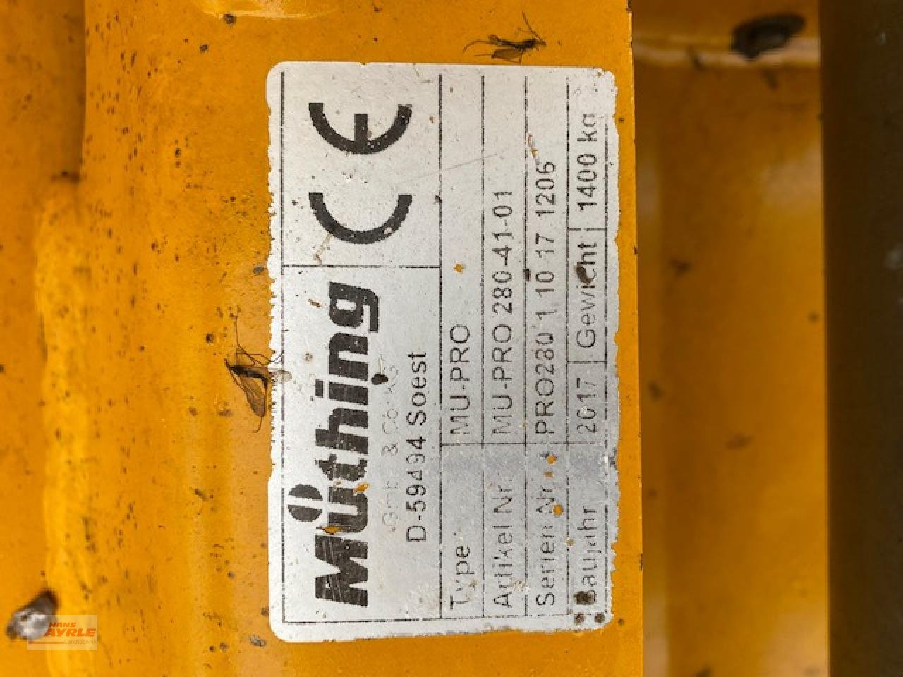 Mulcher of the type Müthing MU-PRO 280-41.1, Gebrauchtmaschine in Steinheim (Picture 5)