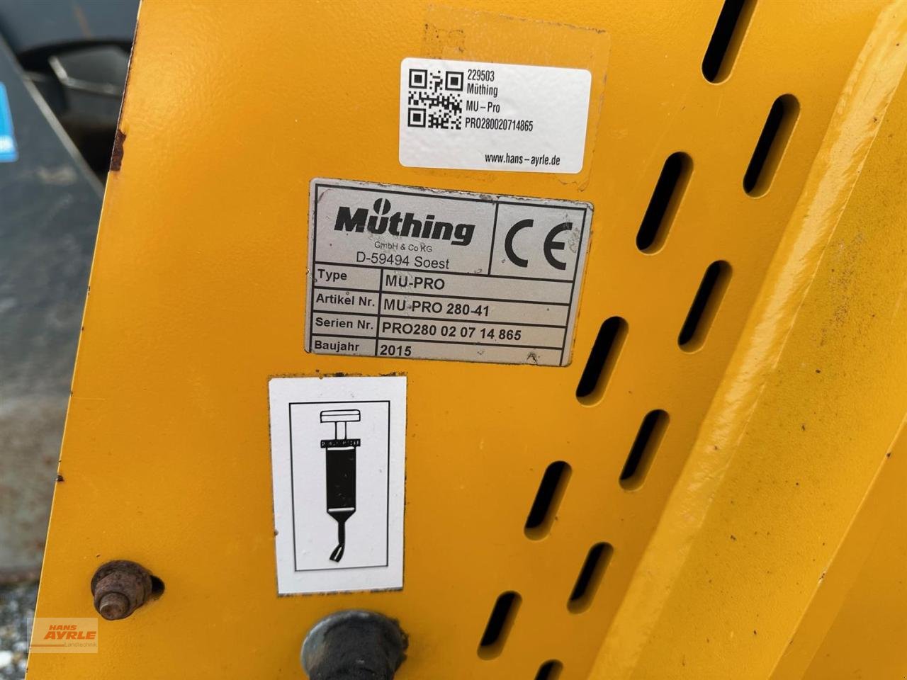 Mulcher of the type Müthing MU-Pro 280, Gebrauchtmaschine in Steinheim (Picture 7)