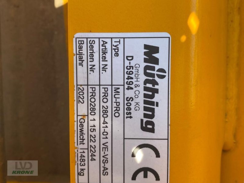 Mulcher typu Müthing MU-PRO/F 860 Vario, Gebrauchtmaschine v Spelle (Obrázek 12)