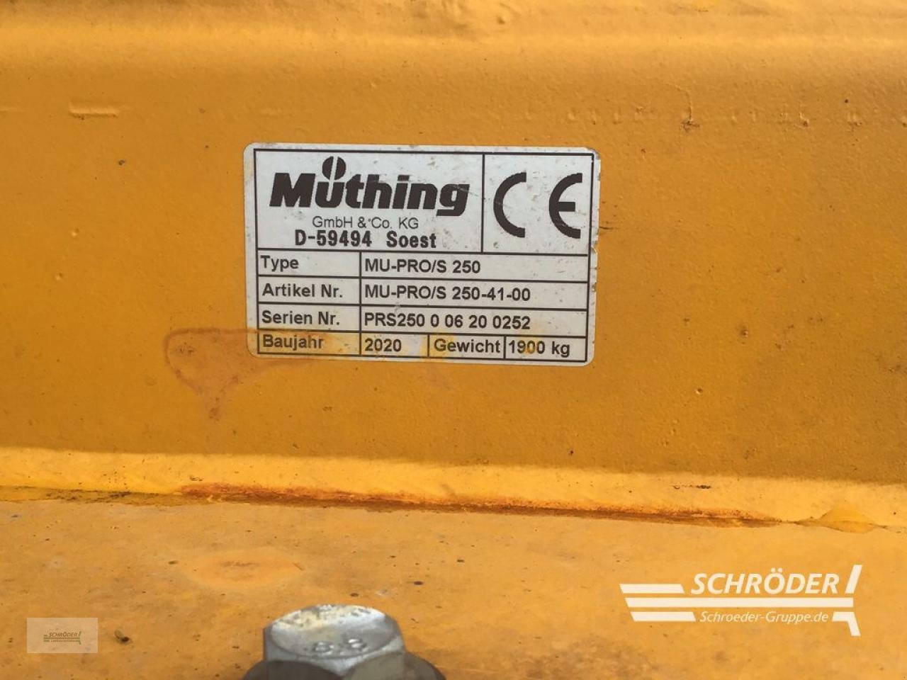 Mulcher of the type Müthing MU-PRO/S 250, Gebrauchtmaschine in Penzlin (Picture 5)