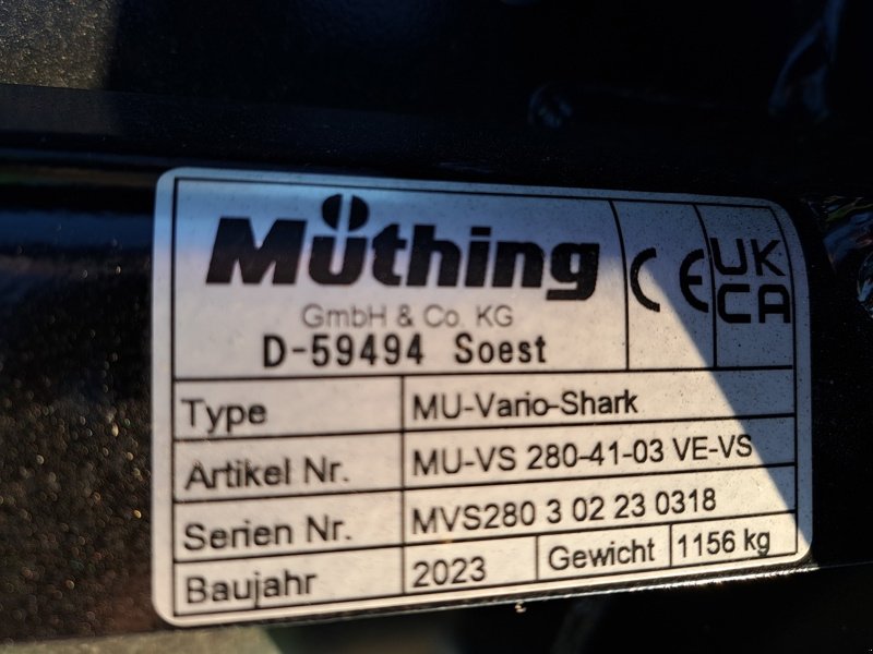 Mulcher a típus Müthing MU Vario Shark 280, Neumaschine ekkor: Oetwil am See (Kép 4)