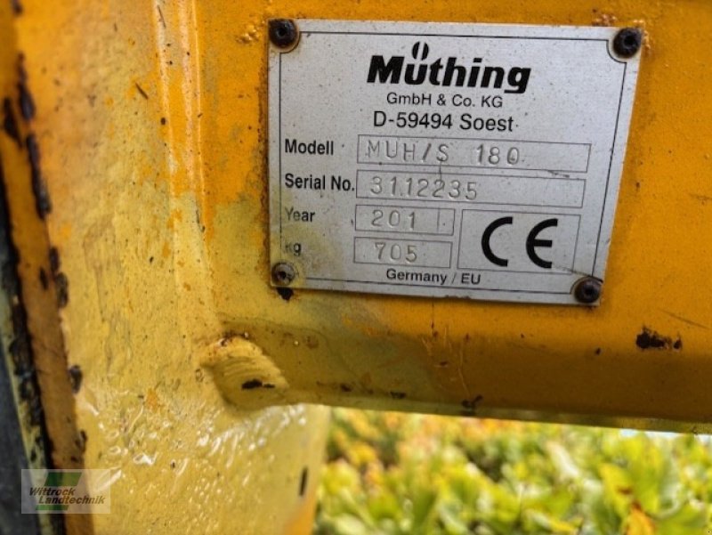 Mulcher du type Müthing MUH/S180, Gebrauchtmaschine en Rhede / Brual (Photo 4)