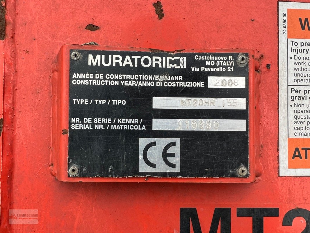 Mulcher типа Muratori MT 20 HR 155, Gebrauchtmaschine в Marl (Фотография 10)