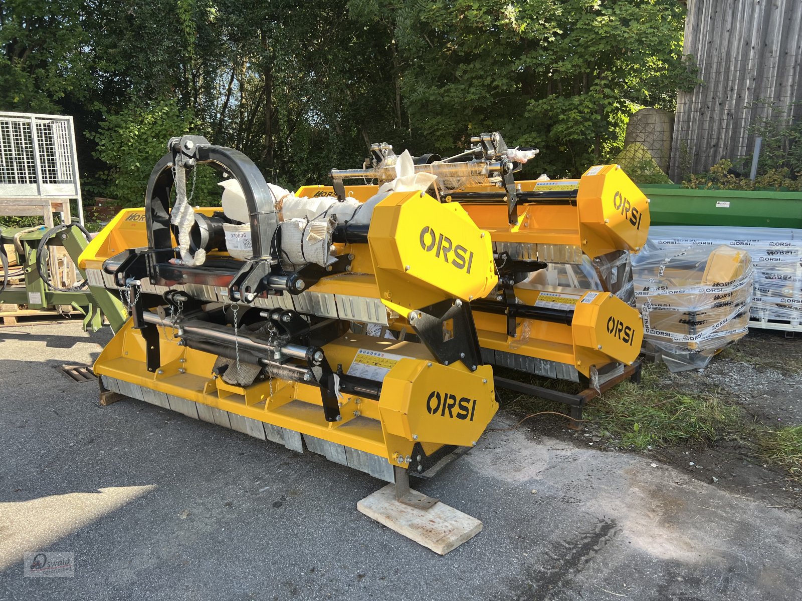 Mulcher tip Orsi WPG 2800 Mulchgerät, Neumaschine in Regen (Poză 1)