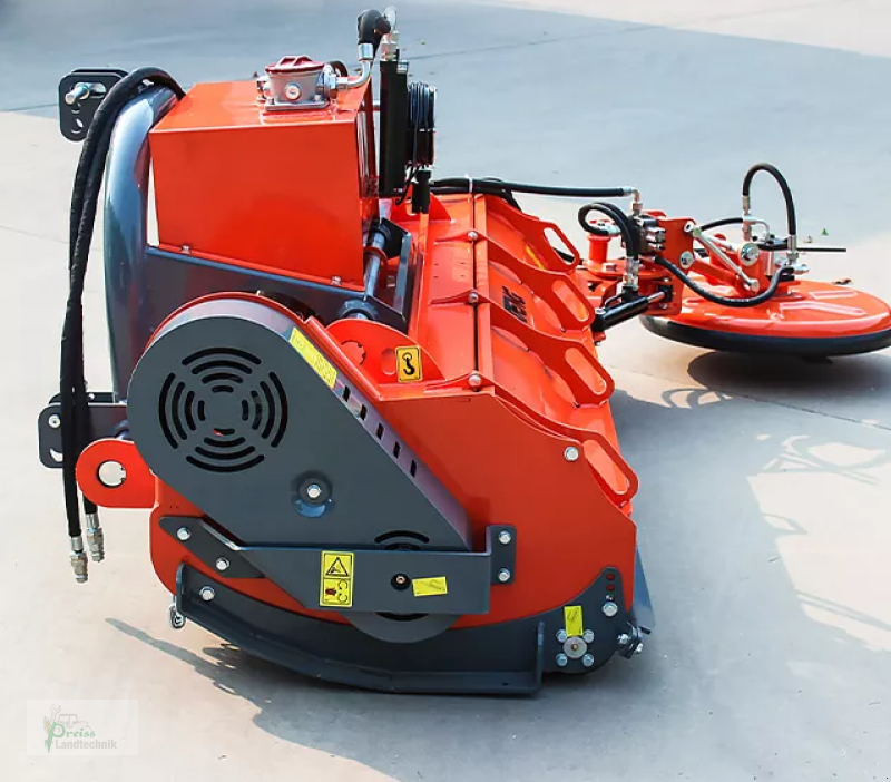 Mulcher typu PreissTec Menasor Heckmulcher mit Zaunmäher, Neumaschine v Bad Kötzting (Obrázek 3)