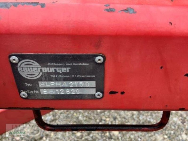 Mulcher του τύπου Sauerburger Alpha 2150, Gebrauchtmaschine σε Spelle (Φωτογραφία 8)