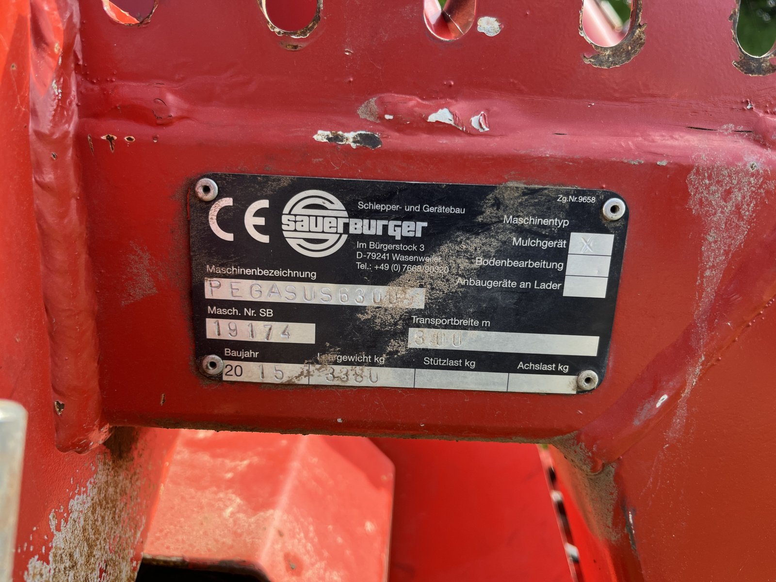 Mulcher of the type Sauerburger Pegasus 6300, Gebrauchtmaschine in Dannstadt-Schauernheim (Picture 3)