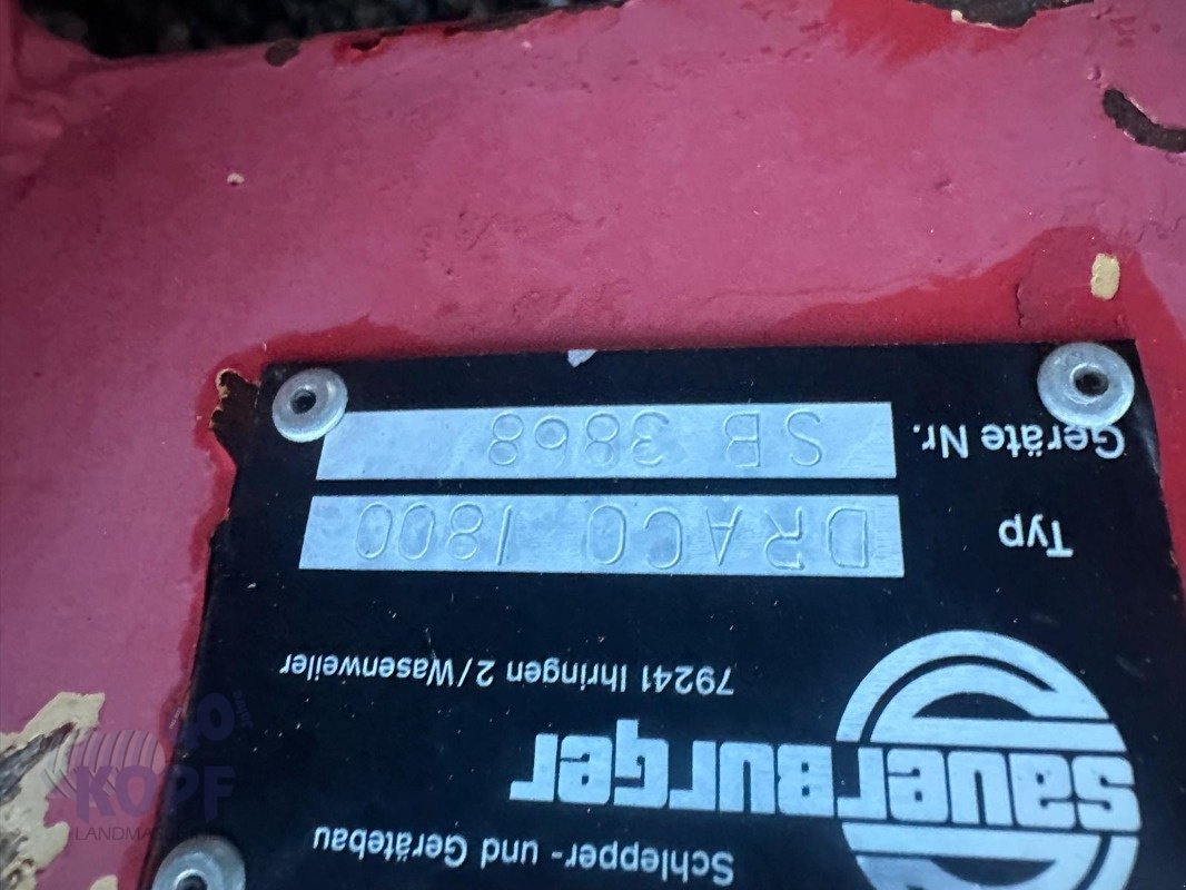 Mulcher del tipo Sauerburger Sauerburger Mulcher Draco 1800, Gebrauchtmaschine en Schutterzell (Imagen 7)