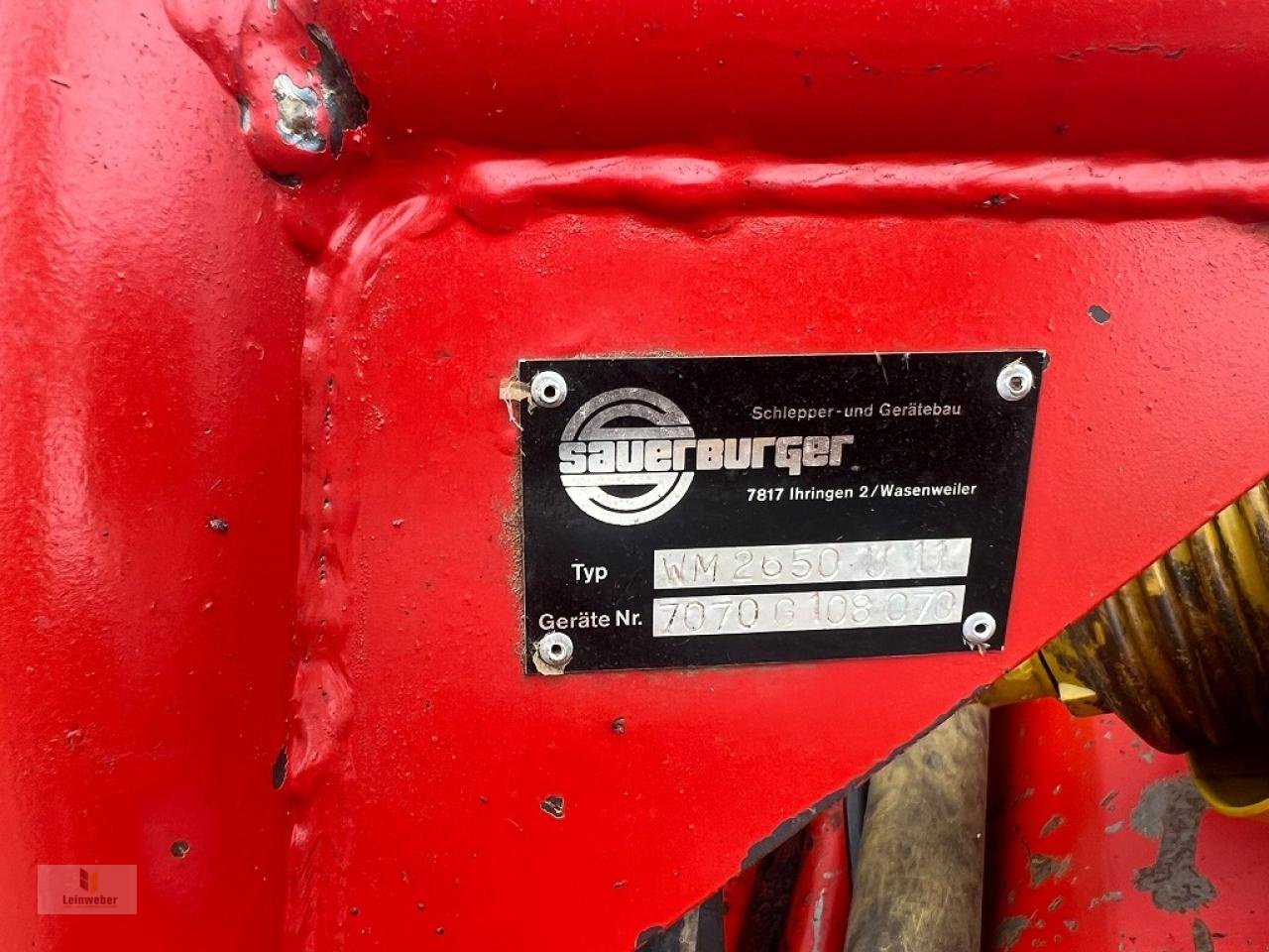 Mulcher typu Sauerburger WM 2650 U 11, Gebrauchtmaschine v Neuhof - Dorfborn (Obrázek 5)