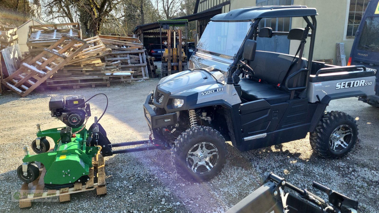 Mulcher типа Sonstige Frontmulcher F-100 Front-Mähwerk Benzinmotor + inkl. Anbaurahmen UTV & ATV & Quad, Neumaschine в Feuchtwangen (Фотография 4)