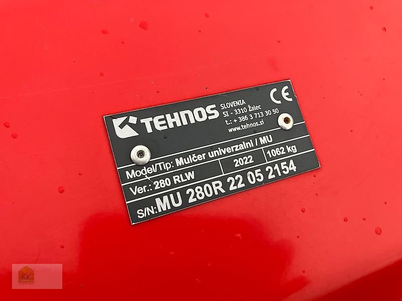 Mulcher des Typs Tehnos MU 280 LW   MU2Z 840 LW, Gebrauchtmaschine in Salsitz (Bild 29)