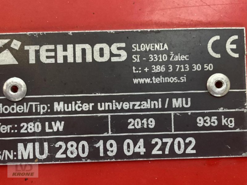 Mulcher typu Tehnos MU 280, Gebrauchtmaschine v Spelle (Obrázek 6)