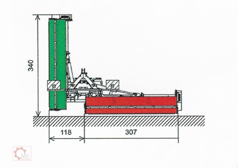 Mulcher del tipo Tehnos MU2D 610 LW Klappbarer Mulcher, Neumaschine en Tiefenbach (Imagen 6)